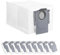 Lot de 10 Sacs d'aspirateur pour Roborock Q Revo/Qrevo Pro/QrevoMaxV/Qrevo Curv/s8 MaxVUltra/S8Max Ultra/Qrevo Edge/Qrevo S/Qrevo Plus/QreVo Master/Orevo Slim, Accessoires Sac Poussière de Rechange.