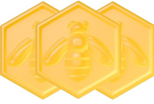 Honig Seife, Propolis Seife, Naturseife, Vitamin E Honigseife ätherisches Öl Seife, Propolisöl Seife Feuchtigkeitsspendend Kontrollölseife, feste Handseife Körperseife mit Honig, Alle Hauttype (3)