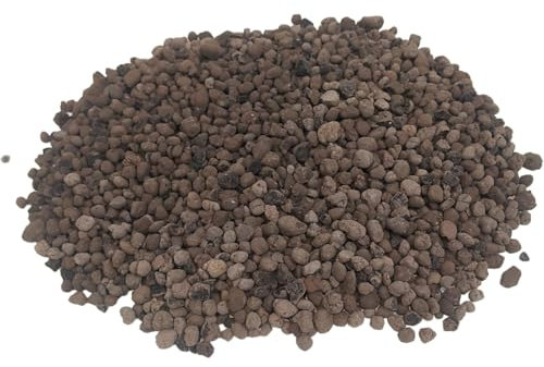 LoviStore Argilla Espansa per Drenaggio Terriccio Vasi Piante Giardino Orto Sacco 10-50 Litri Substrato Naturale Inerte, Pacciamatura Decorativa, Coltivazione Idroponica e Travaso (50 lt)