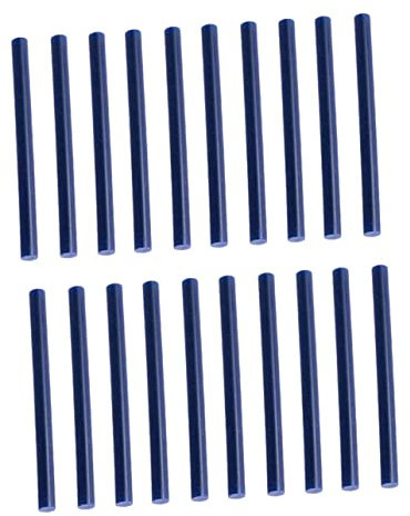 Holibanna 20pcs Hot Melt Glue Sticks for Diy Craft Colorful Glue Sticks for School Projects and Daily Use Hot Melt Adhesive Rod