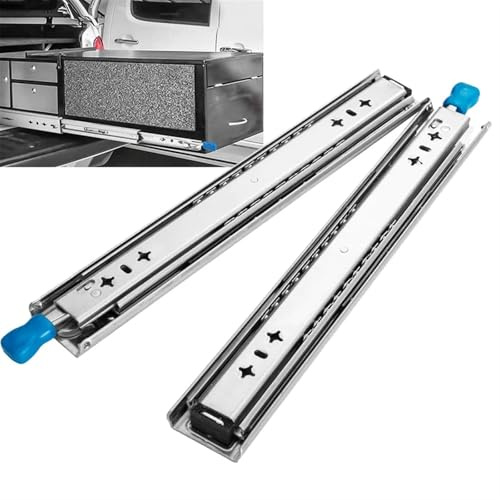 YGLONG Drawer Runners Heavy Duty Drawer Slides Locking 1Pair/2pcs，2Pair/4pcs，5Pair/10pcs，10Pair/20pcs，250 LB Load Capacity Side Mount Ful(3Pair,36inch(900mm))