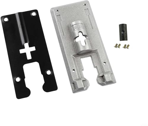 Stichsäge Ersatzteile, Sägefuß Platte mit Schrauben und Druckplatte | Die Sägefußplatte aus Aluminium und Eisen enthält Schrauben und Druckplatte für kompatible Stichsägen.