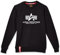 Alpha Industries Herren Basic Pullover Sweatshirt, Schwarz, XL