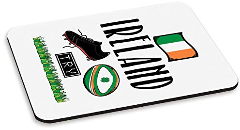 Gift Base Rugby Ireland PC Computer Mouse Mat Pad