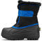 Sorel KIDS SNOW COMMANDER Schneestiefel für Unisex Baby, Schwarz (Black x Super Blue) - Children, 27 EU