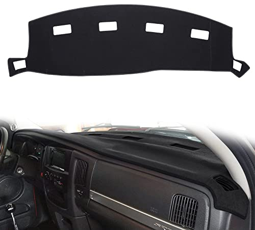 HanLanKa Armaturenbrett-Matte, kompatibel mit 2002-2005 Dodge Ram 1500, 2003-2005 2500-3500, passgenaue Armaturenbrett-Abdeckung, einfache Installation