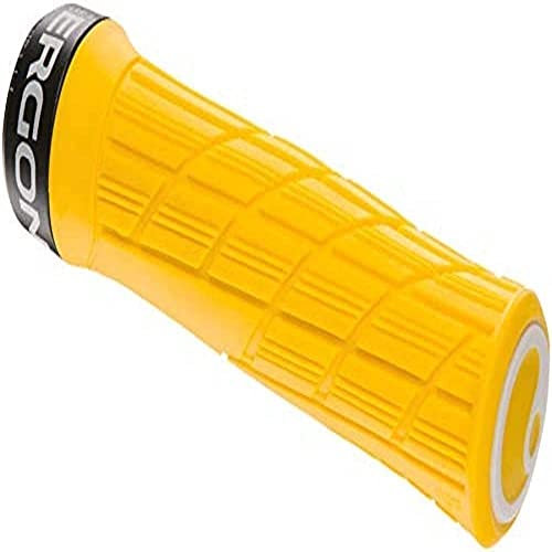 Ergon – GE1 Evo Fahrradgriff | MTB, Enduro, Trail | Regular | Yellow Mellow