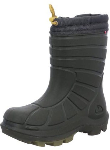 Viking Unisex Kinder Extreme Warm Schneestiefel, Huntinggreen Khaki, 35 EU
