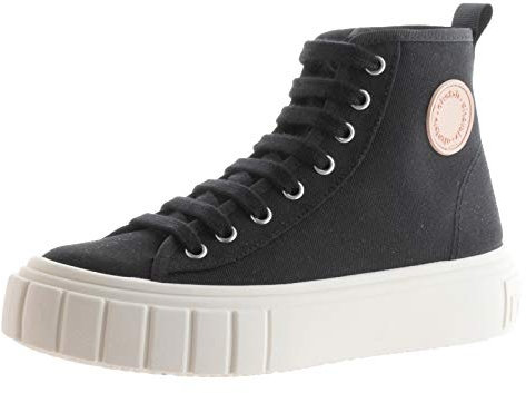 victoria Botin Abril Lona & Sello Goma Negro 39