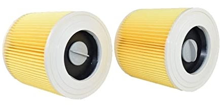 Cartridge Filter For Karcher Wet & Dry Hoover Vacuum Cleaners (Pack of 2 Filters)
