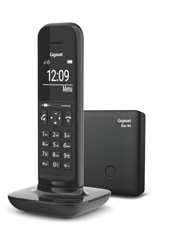 Gigaset CL390 Telefono DECT, Funzione Black List, Vivavoce, Nero
