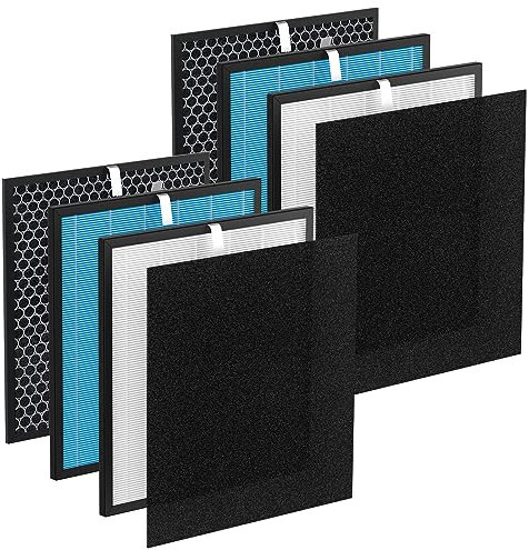 2er-Set AirMax 10L Pro Filter-Ersatzset, kompatibel mit Okaysou Airmax 10L Pro und Aiibot-A300 Luftreinigern, hocheffizienter 5-stufiger AirMax 10L Pro Luftreinigerfilter