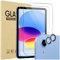 ProCase 2 Stück Schutzfolie für iPad 11 (A16) 11 Zoll 2025/ iPad 10. Generation 10,9 Zoll 2022, 9H Gehärteter Kameraschutz mit Gefärbte Glas für iPad (A16) 11/iPad 10. Gen Screen Protector Folie -Blau