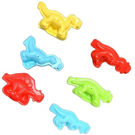 NUOBESTY 12stücke Diy Dinosaurier Knete Formen Lustige Plastilin Werkzeuge Für Junge Mädchen Zufällige Farben Muster Für Und Kreative Spielzeiten