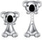 Vadmans Koala Ohrring Sterling Silber Koala Ohrstecker Ohrringe Vorne Hinten Koala Ohrring Schmuck Geschenk für Damen