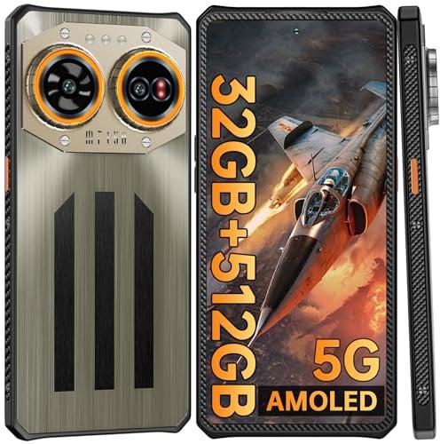IIIF150 Air 2 Ultra Outdoor Smartphone 5G, 32(16+16) GB+512GB, 6.78 AMOLED/120Hz Outdoor Handy Ohne Vertrag, 108MP+64MP Nachtsicht, 65W/5000mAh, Android13 Rugged Baustellenhandy, Dual 5G SIM/NFC/OTG
