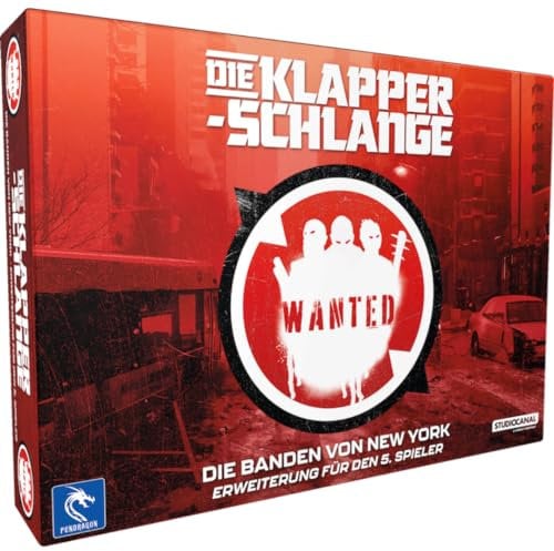 HeidelBÄR Games – Die Klapperschlange (Escape from New York) – Brettspiel zum Kultfilm, Kennerspiel – Deutsch – 1-4 Spieler – ab 13 Jahren (Die Banden von New York - Erweiterung)