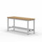 Spacio Banco de Madera Norrköping Estilo nórdico para Uso Profesional o en hogar, para vestuarios, habitación, decoración Incluso Exterior. Bancada para Personas en Madera. (1 Metro)