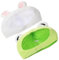 Toyvian 1 Satz 2 Stk tierische Kopfbedeckung Tierkostüm-Accessoire Kermit-Kostüm Frösche Hut Frosch Mütze Froschmütze kinderkleider plüschhase zubehör Hasenkostüm Hut Plüschmütze Stoff