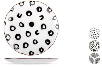 H&H Set 6 Piatti Frutta Avana Cm21