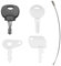 DEFIYEAR 4PCS Dumper Keys, Master Plant Key Set for Heavy Construction Machinery, Compatible for Thwaites Dumper Key, Lucas T250, JCB/Bomag Excavators T250 92274 14607 1051