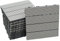 Gr8 Garden 11 Piece Wooden Stripe Effect WPC Composite Classic Interlocking Floor Decking Tiles Outdoor Patio Garden Lawn Balcony Floor Play Area Deck Terrace Set (Grey)