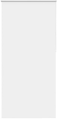 vidaXL Estor Enrollable Opaco Blanco 100x230 cm Tela Ancho 95,7cm, Estor día y Noche, Estor de Cocina, Estor Opaco Enrollable, Estor Opaco