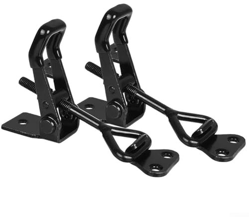 Quick Fixture GH4001 - Abrazadera de palanca negra para armarios y taquillas, 100 kg