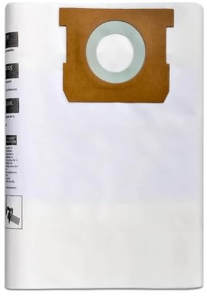 Universal Disposable Bags For Vacuum Cleaners, Wet & Dry Vacuum Filter Bags, Compatible For VacMaster 5-Pack(5pc 20L)