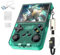 R36XX Console di gioco portatile retrò 64G,15000 + giochi,12 emulatori,3000mAh,Console per videogiochi palmare con schermo IPS OCA HD da 3,5,sistema Linux open source,Doppio Joystick 3D (Verde)