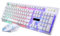 NUOBESTY Ensemble Clavier et Souris USB Ergonomiques Lumineux pour Jeu Clavier Mécanique Design Créatif Compatible Pc pour Gamers 1 Kit