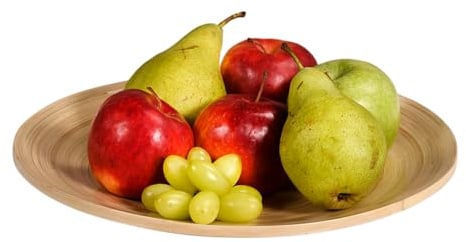 Kesper | Obst- und Gebäckschale| FSC®-Bambus | flach Ø 32 cm | 53020 | dekorative Schale für Snacks, Obst und Gebäck