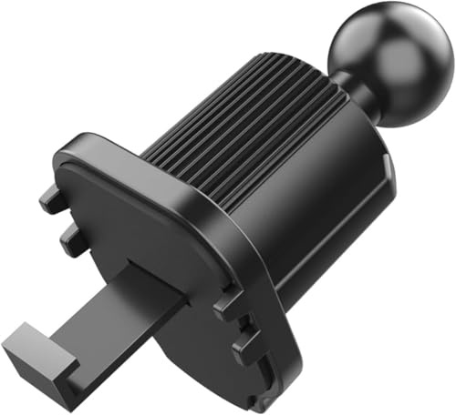 Zcccc Black Universal Mobile Bracket Clip, Air Vent Clip For Most Car Phone Holder Cellphone Holder Mount With Joint Ball Dia 17mm Air Vent Clip For Car Phone Mount Automobile Accessories