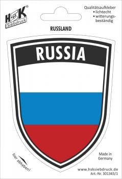 PVC Aufkleber - RUSSIA - Russland - 301343/1 - Gr. ca. 7,9 x 10 cm