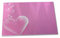 Pink Hearts Love Gift Extra Large Toughened Glass Cutting, Chopping Board