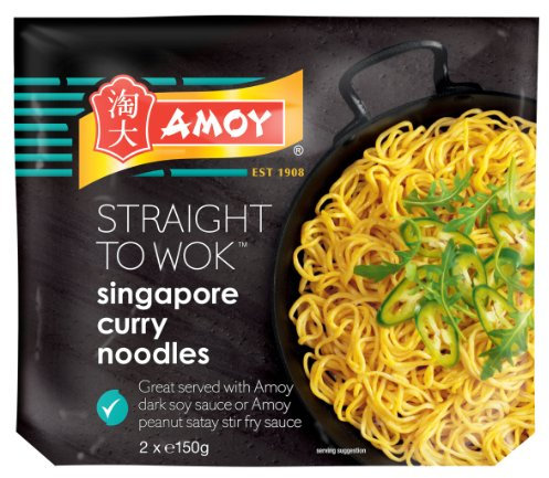 Amoy Dritto Al Wok Noodles Di Singapore (2 Per Confezione - 300g) (Confezione da 6)