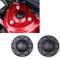 BAAQII 2 stücke Stoßdämpfer-Trim-schutzabdeckung wasserdichte Staubdicht Kappe für Mazda3 Mazda6 CX-5 CX-3 CX-9