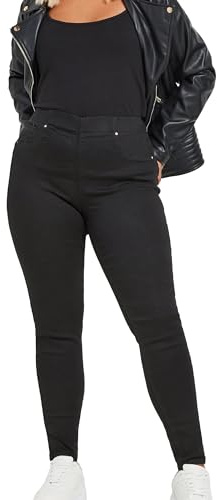 Yours For Good Curve Pull On Stretch Jenny Jeggings - Women's - Plus Size Curve