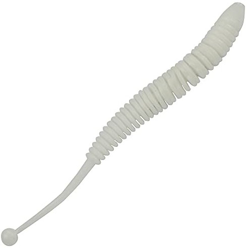 FTM Omura Baits Snake 8,4cm 1,4g - 10 Forellenköder, Geschmack:Bubble Gum, Farbe:weiß