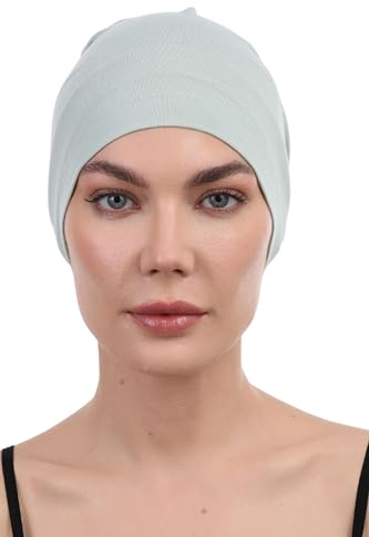 Deresina Bambus Chemo-Kopfbedeckung für Frauen & Männer – Ultra-weiche, atmungsaktive Schlafmütze bei Alopezie & Haarausfall, leichte Beanie für Tag & Nacht, Alternative zur Perücke