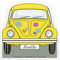 BRISA VW Collection - Accesorio de Invierno para automóvil Volkswagen de polycarbonato: raspador de hieloquita Nieve y Hielo Escarabajo (Amarillo)