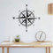 Rosa dei venti Adesivo murale Vinile Adesivo Nautico Decorazione artistica da parete Direzionale Nord Sud Est Ovest 55X55 cm