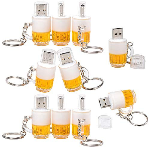 A Plus+ USB Sticks 64GB 10 Stück Bierkrug Speichersticks 10er Pack für die Hochzeit