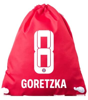 FC Bayern München Sportbeutel - Goretzka - rot Turnbeutel FCB