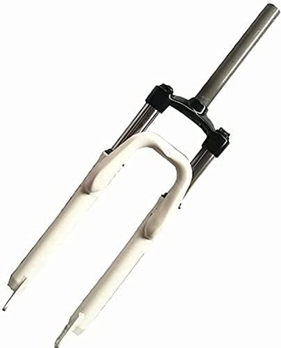 YLXD Fourche Avant VTT légère de 26 Pouces, fourches à Suspension pour vélo, Amortisseur de Rebond, réglage du Tube Droit à Double épaule, Voyage: 80 MM A