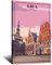 Riga Lettland Vintage Reiseposter Gebäude Dekorative Poster Modern Schlafzimmer Leinwand Kunst Poster Bild Gemälde Poster Wanddeko Kunst Geschenk