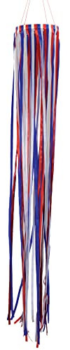 In the Breeze 5189 – 99 cm Rot, Weiß und Blau Band-Windsack