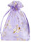 FAVORTALK Organza-Beutel für Geschenke und Hochzeiten, Netzbeutel, Schmuckbeutel mit Kordelzug für Geburtstag, Party, Festival, 30 Stück, 9,9 x 15 cm, Violett