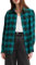 Levi's Women's Nola Oversized Shirt, James Plaid Chasm Blue, S