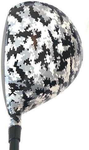 Shock & Awe Golf, Driver, Urban Snow Camo, Stiff Shaft